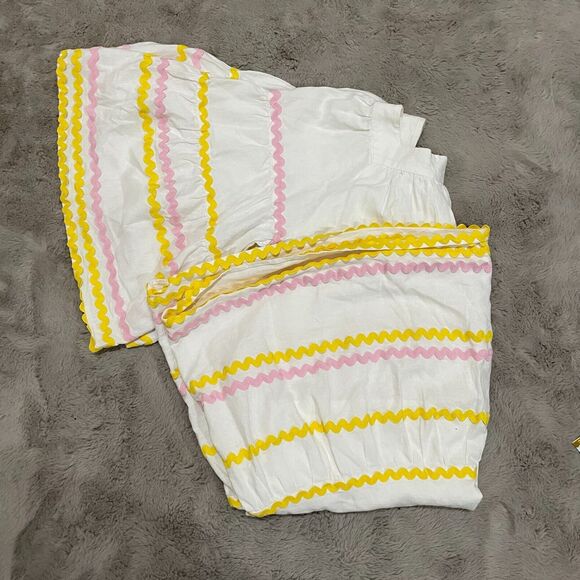 Lisa Marie Fernandez x Target White Linen Blend Dress with Ric-Rac Trim Size XS - Picture 13 of 13